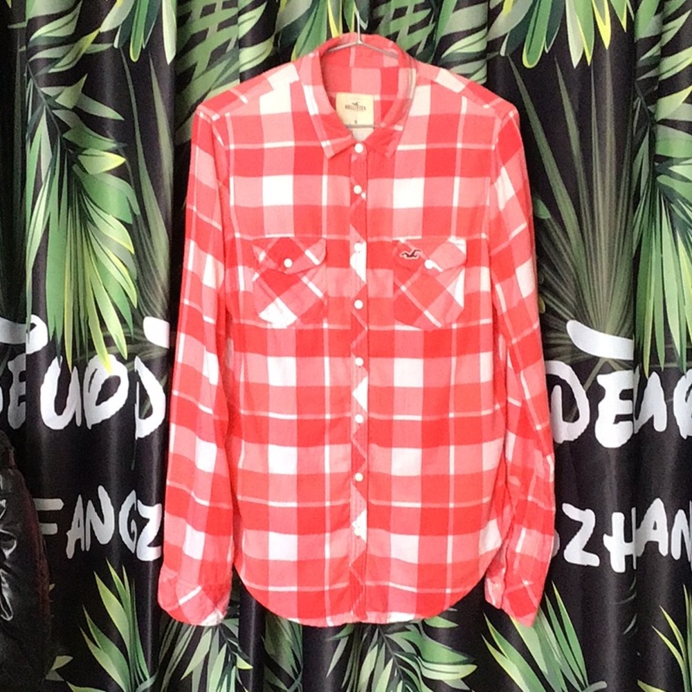 Hollister Checkered Button-Up Shirt